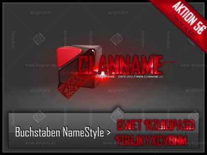 Clanlogo Angebot 7Tage Rot